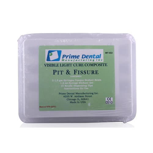 Prime Dental VLC Pit & Fissure Sealant Kit, Opaque, 007-021 - Prime Dental - VLC Pit & Fissure Sealant Bottle Kit - Image 1