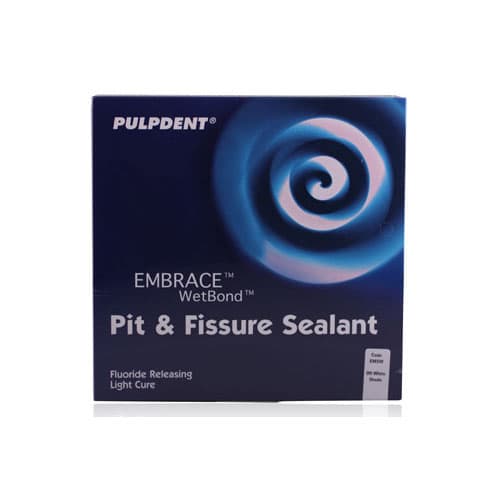 Pulpdent Embrace WetBond Pit & Fissure Sealant, Natural Shade, 1.2 mL Syringe, 4/Pk Kit with 20 Applicator Tips, EMS thumbnail 9