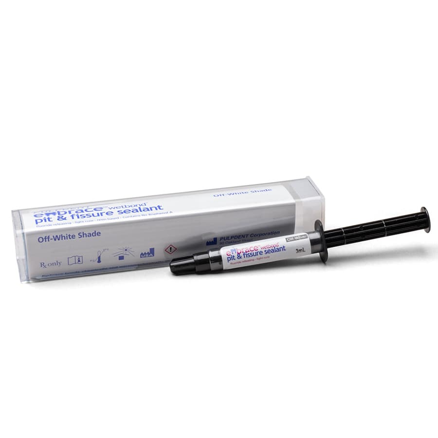 Pulpdent Embrace WetBond Pit & Fissure Sealant, Off-White, 3 mL Syringe Refill, EMS3W thumbnail 10