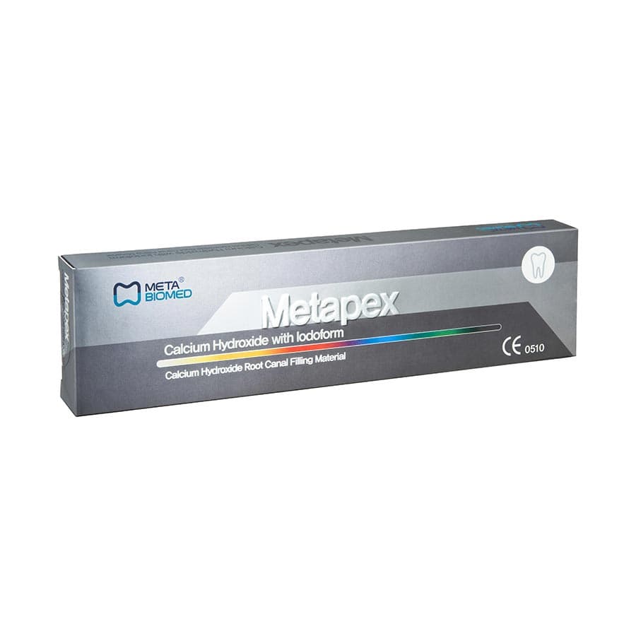 Meta Biomed Metapex PLUS with Iodoform Calcium Hydroxide Root Canal Filling Material, 2.2g Syringe with 20 Tips, 302002 thumbnail 5