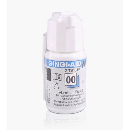 Gingi-Aid Max Z-Twist Weave Retraction Cord with Aluminum Sulfate, #00 Very Thin, 108" per Bottle, 12170M thumbnail 6