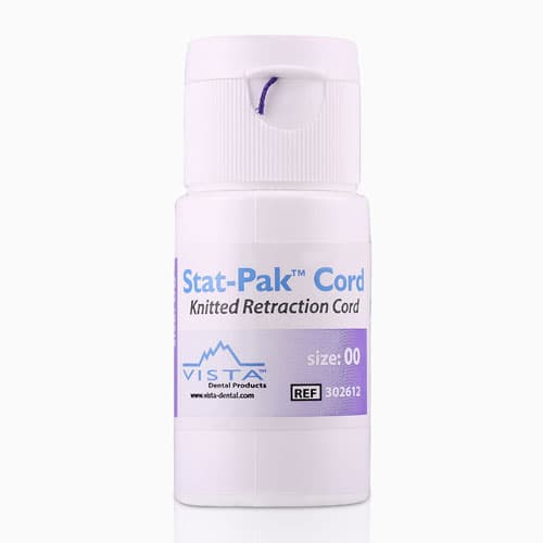 Stat-Pak Knitted Retraction Cord, Size 00, Navy Blue, 100 in/Bottle, 302612 thumbnail 10