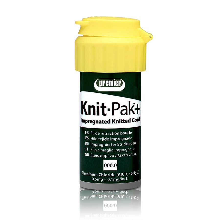 Knit-Pak+ Impregnated Knitted Gingival Retraction Cord, Aluminum Chloride, Size 00, Brown, 100" (254 cm), 1/Pk, 9007562 thumbnail 10
