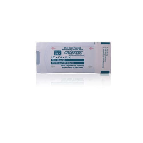 Crosstex Duo-Check Self-Seal Sterilization Pouches, 12" x 18", Blue Film, 100/Bx, SCL1218 thumbnail 6
