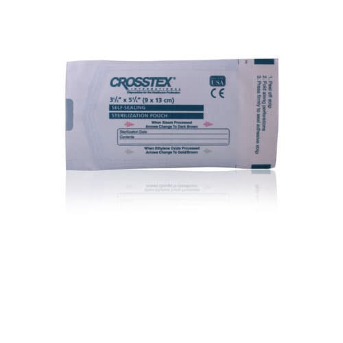 Crosstex Duo-Check Self-Seal Sterilization Pouches, 3-1/2" x 5-1/4", Blue Film, 200/Box, SCXS thumbnail 15