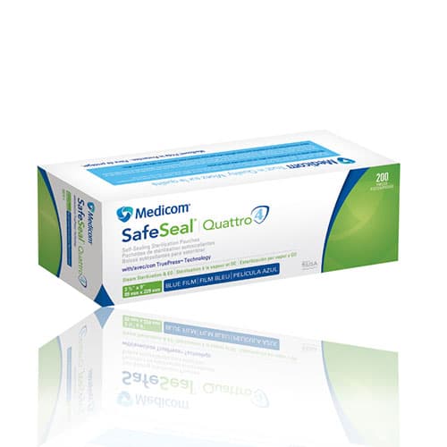 SafeSeal Quattro Self-Sealing Sterilization Pouches, 3.5" x 9", 200/Box, 88010-4 thumbnail 15