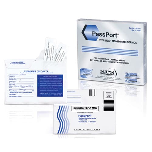 PassPort Sterilizer Monitoring Service, Mail-In Biological Indicators, 12/Pkg, PS-012 thumbnail 12