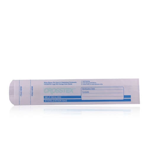 Crosstex Self-Sealing Autoclave Bags, Paper, 2-1/2" x 1-1/2" x 10-1/2", 1000/Box, OC thumbnail 4