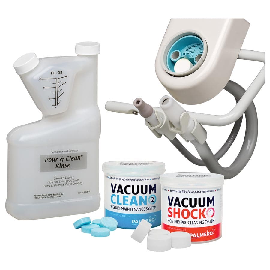 Palmero Shock & Clean Starter Kit, Vacuum Shock & Vacuum Clean Tablets with Pour & Clean Mixing Bottle, 3546K thumbnail 15