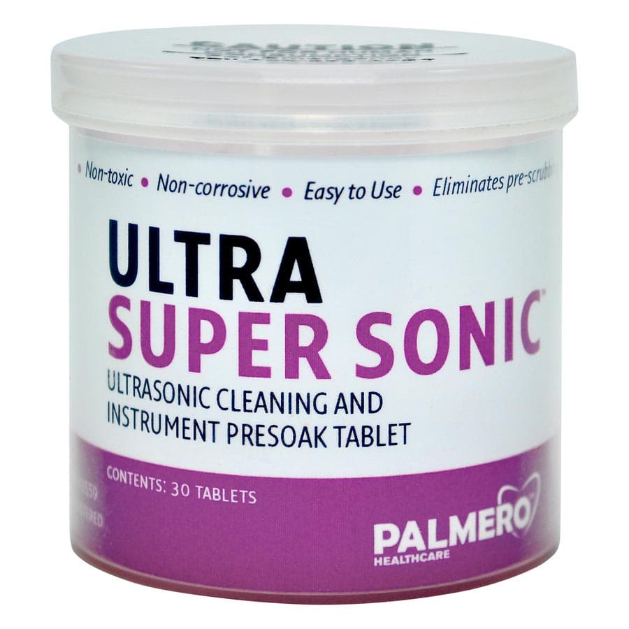 Palmero Ultra Super Sonic Ultrasonic Cleaning Tablets, 30/Jar, Blue, 3559 thumbnail 4