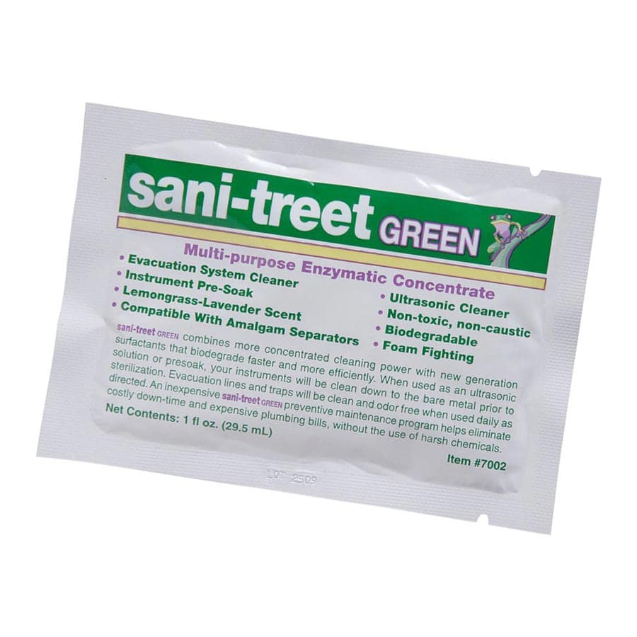 Sani-Treet Green Enzymatic Evacuation Cleaner, Unidose, Lemongrass Lavender, 1 oz, 50/Box, 7002 thumbnail 3