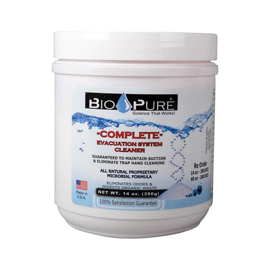 Bio-Pure Evacuation System Maintenance Cleaner, 14 oz, Powder, 2801002 thumbnail 2