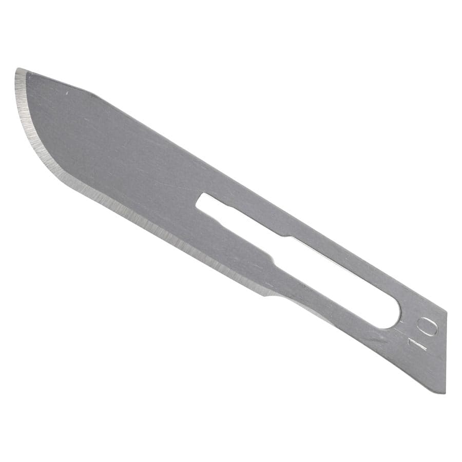 Myco Glassvan #10 Sterile Carbon Steel Surgical Blades, Individually Wrapped, 100/Box, 2001T-10 thumbnail 3