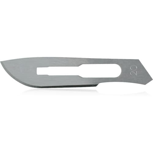 Miltex #20 Stainless Steel Sterile Surgical Blades, Individually Wrapped, 100/Box, 4-320 thumbnail 3