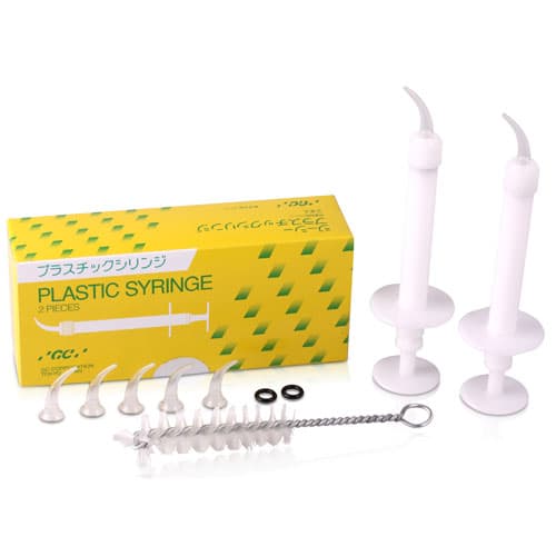 GC Plastic Impression Syringe Kit, Reusable, 2 Syringes with Tips, O-Rings & Cleaning Brush, 001175 thumbnail 6