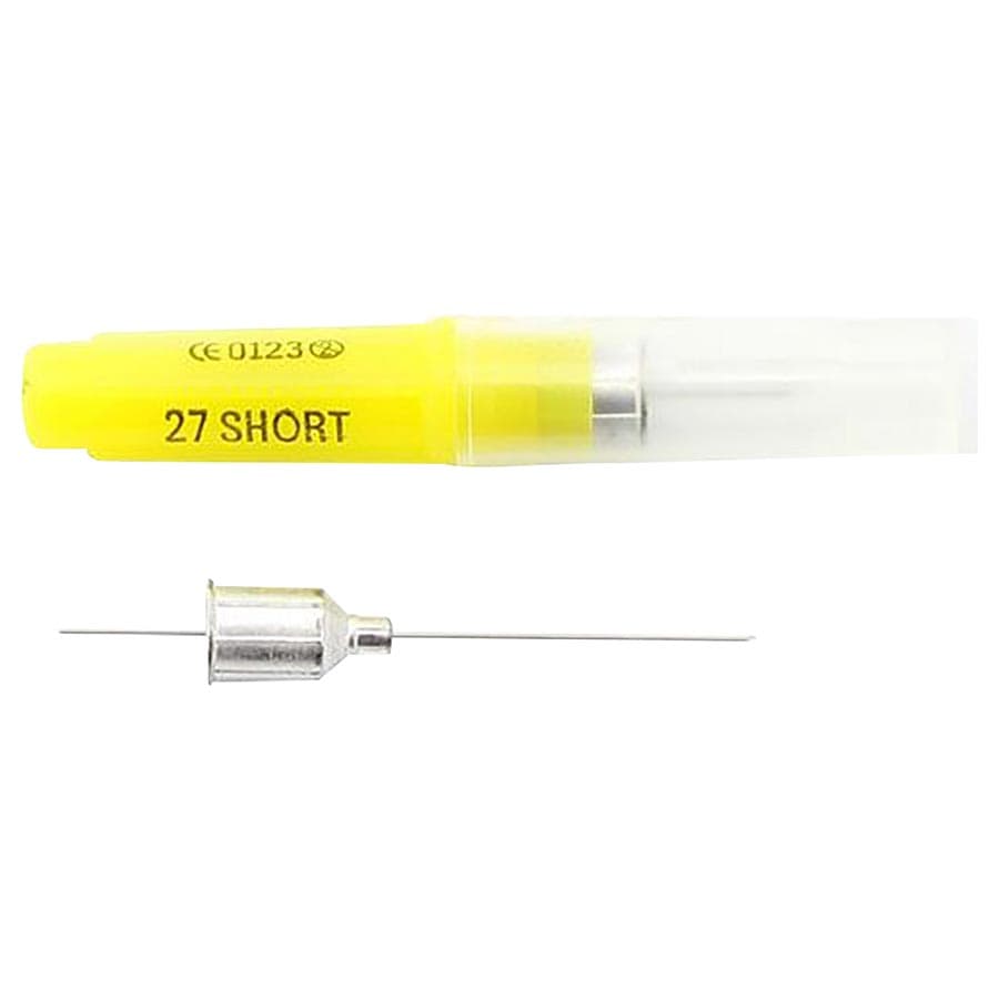 Monoject 401 Metal Hub Dental Needles, 27 Gauge Short, Yellow, 100/Box, 8881401064 thumbnail 10