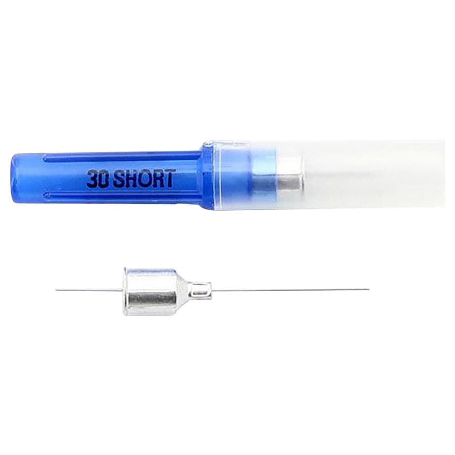 Monoject #401 Metal Hub Dental Needles, 30 Gauge Extra Short, Blue, 100/Box, 8881401171 thumbnail 9
