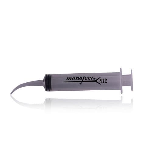 Monoject Disposable Irrigation Syringe, Curved Tip, #412, 12 cc, Non-Sterile, 50/Pk, 412012 thumbnail 9