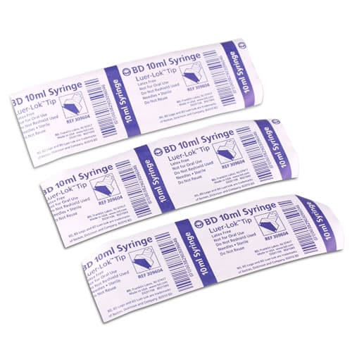 BD Luer-Lok General Purpose Syringe, Sterile, Without Safety, 10 mL, 200/Bx, 302995 - BD Luer-Lok 10mL Sterile General Purpose Syringe, Without Safety, 200/Bx. Measures, aspirates and delivers a graduated dose through a Luer-Lok hub that threads onto the needle rather than pushing on. Sterile, single use, supplied without a safety shield. - Image 1