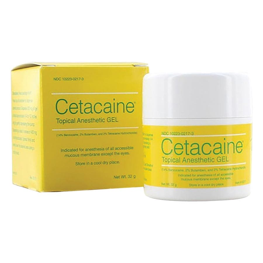 Cetacaine® Topical Anesthetic Gel, Strawberry, 14% Benzocaine / 2% Butamben / 2% Tetracaine, 32 g Pump-Top Jar, 0217 thumbnail 17