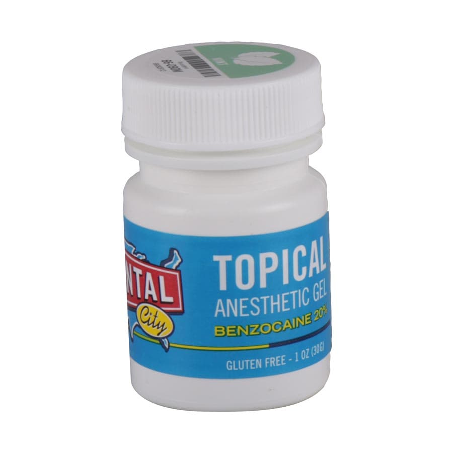 Dental City 20% Benzocaine Topical Anesthetic Gel, Mint, 1 oz - Dental City - 20% Benzocaine Topical Anesthetic Gel 1oz - Image 1