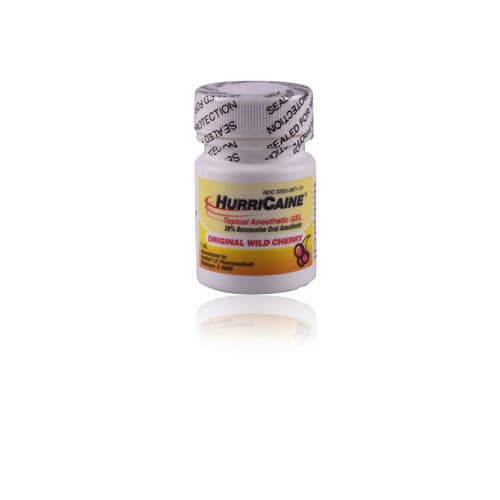 HurriCaine Topical Anesthetic Gel, 20% Benzocaine, Fresh Mint, 1 oz Jar, 0283-0998-31 thumbnail 7