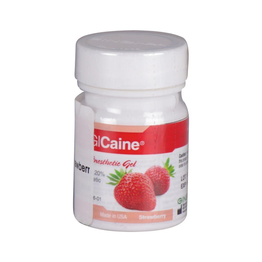 Gingicaine Topical Anesthetic Gel, 20% Benzocaine, Strawberry, 1 oz Jar, 20118 thumbnail 6