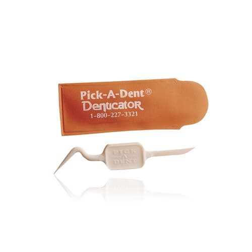Denticator Pick-A-Dent Double-Ended Plastic Interdental Toothpick, Reusable, with Travel Pouch, 144/Pk, 621714 thumbnail 5