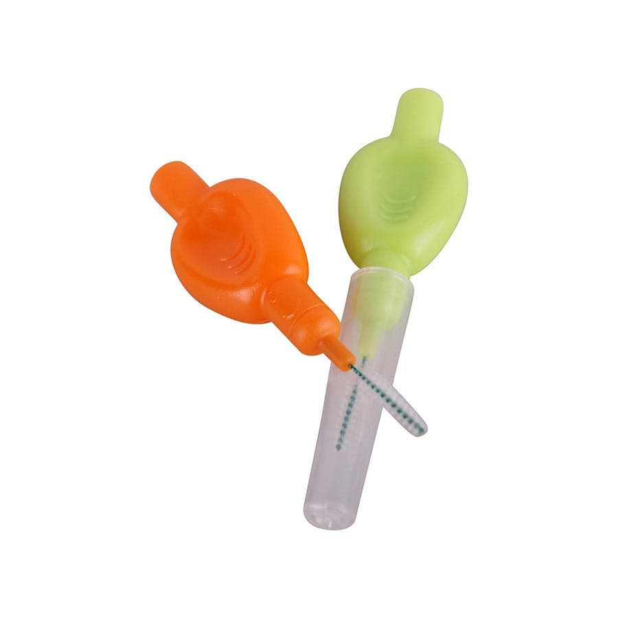 Plasdent Tapered Interdental Brushes, Small 2-3mm, Orange & Green, Individually Wrapped, 50/Box, 2000S thumbnail 6
