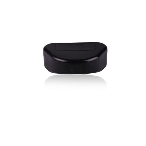 Plasdent Standard Retainer Box, Black, Plastic with Hinged Lid, 3"W x 2-1/2"L x 1"H, 12/Box, 200RT11 thumbnail 2