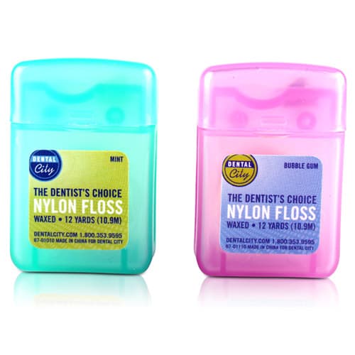 Dental City Floss Bubblegum Waxed 12yd 144/Box DC33840 - Dental City - Dental Floss (Patient Size) - Image 1