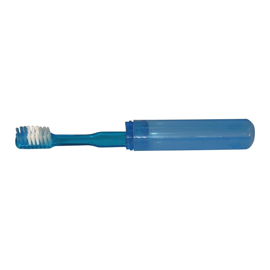 Oraline Travel V-Trim Ortho Toothbrush, 144/Case, Item #44001 - Oraline - Travel V-Trim Ortho Brush - Image 1