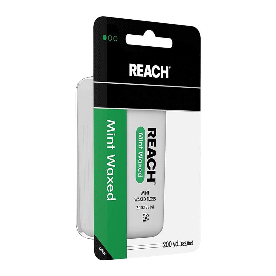Reach Waxed Dental Floss Refill, Mint, 200 yd Spool, No Dispenser, 211896400 thumbnail 11