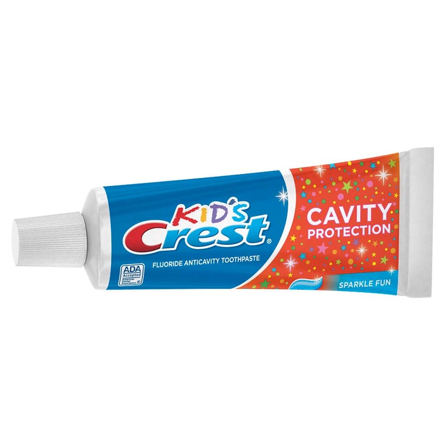 Crest Kids Cavity Protection Sparkle Fun Toothpaste, Ages 2+, 0.85 oz Tube, 72/Case thumbnail 5