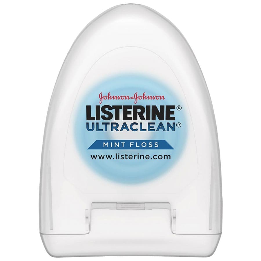 Listerine UltraClean Mint Dental Floss, 5 yd, Trial Size, 72/Case, 523521800 thumbnail 3