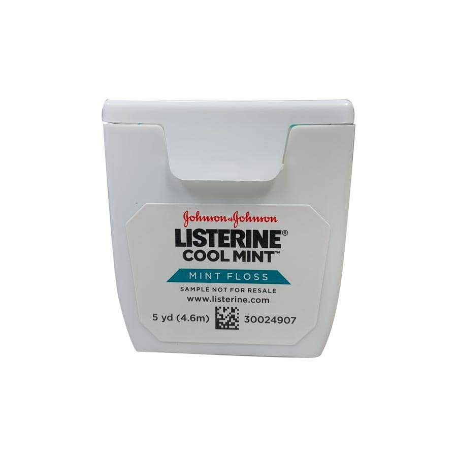 Listerine Cool Mint Dental Floss, Waxed, 5 yd, 144/Case, 523521600 thumbnail 8