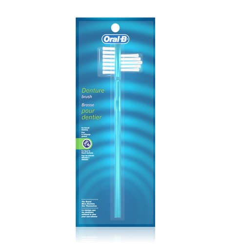 Oral-B Denture Brush, Dual Head, 35 Tuft, Blue Handle, 6/Box, 80310196 thumbnail 16
