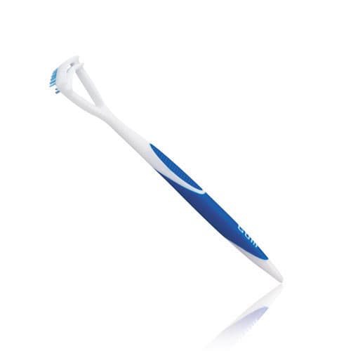 GUM 2-in-1 Tongue Cleaner, Brush and Scraper Combo, 6/Bx, 760PB thumbnail 3