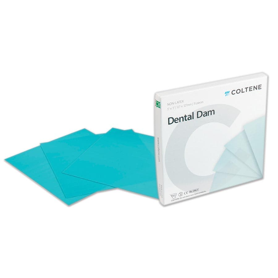 Hygenic HySolate Non-Latex Dental Dam, 6" x 6", Medium, Green, 15/Pk, H09105 thumbnail 10