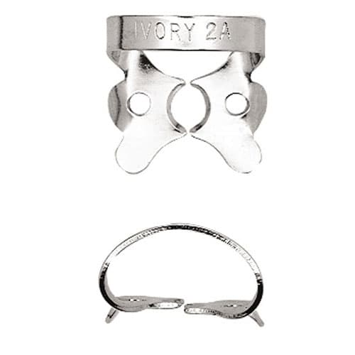 Ivory Stainless Steel Rubber Dam Clamp #2A, Winged, Bicuspid/Premolar, 1/Pk, 50057312 thumbnail 5