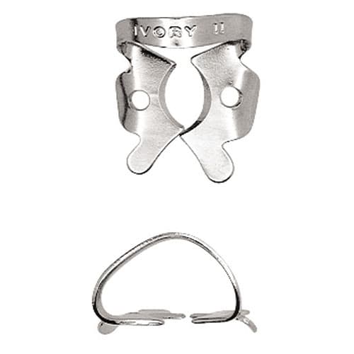 Ivory Rubber Dam Clamp #11, Winged, Stainless Steel, Regular Molar, 50057342 thumbnail 4