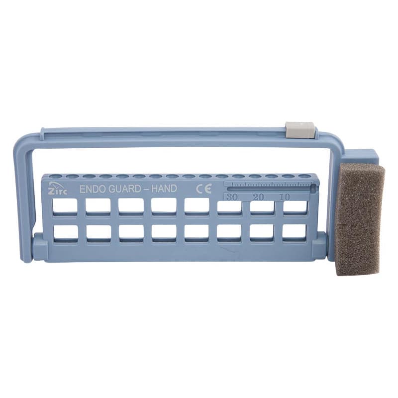 Steri-Endo Guard Hand 16-Hole Endodontic File Organizer, Blue, 5-3/8" x 3/8" x 2-3/16", 50Z450B thumbnail 8