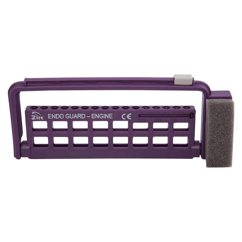 Zirc Steri-Endo Guard Hand Organizer, Plum, Holds 16 Hand Files/Reamers, 5-3/8" x 3/8" x 2-3/16", 50Z450-E thumbnail 4
