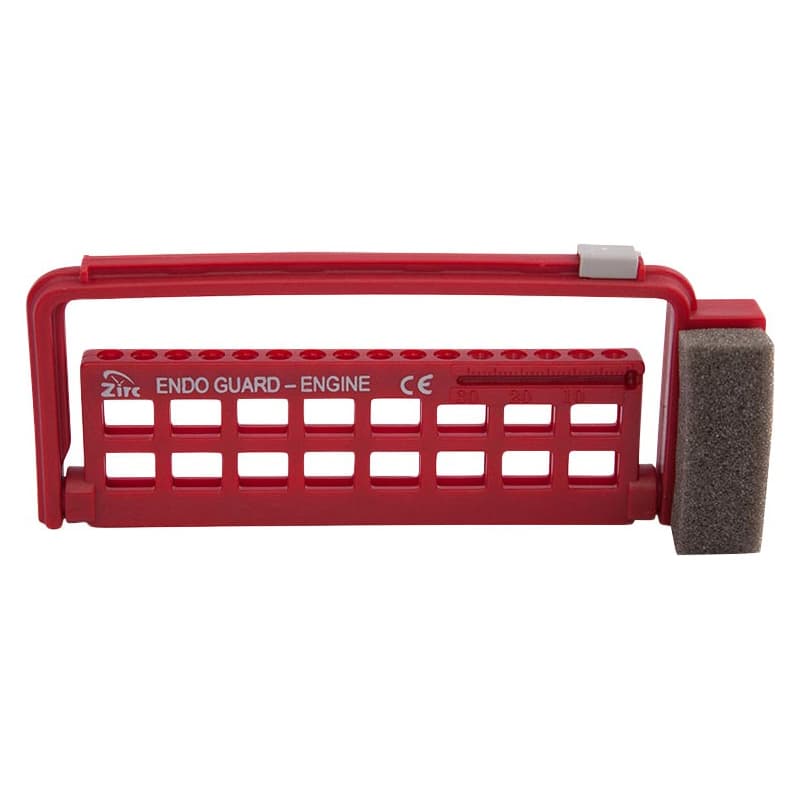 Zirc Steri-Endo Guard Hand Endodontic File Organizer, Red, Holds up to 16 Hand Files/Reamers, 50Z450-M thumbnail 4