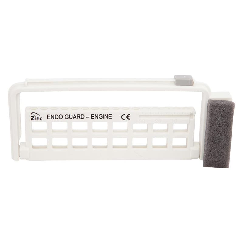 Steri-Endo Guard Hand 16-Hole Endodontic File Organizer, White, 5-3/8" x 3/8" x 2-3/16", 1/Pk, 50Z450A thumbnail 5