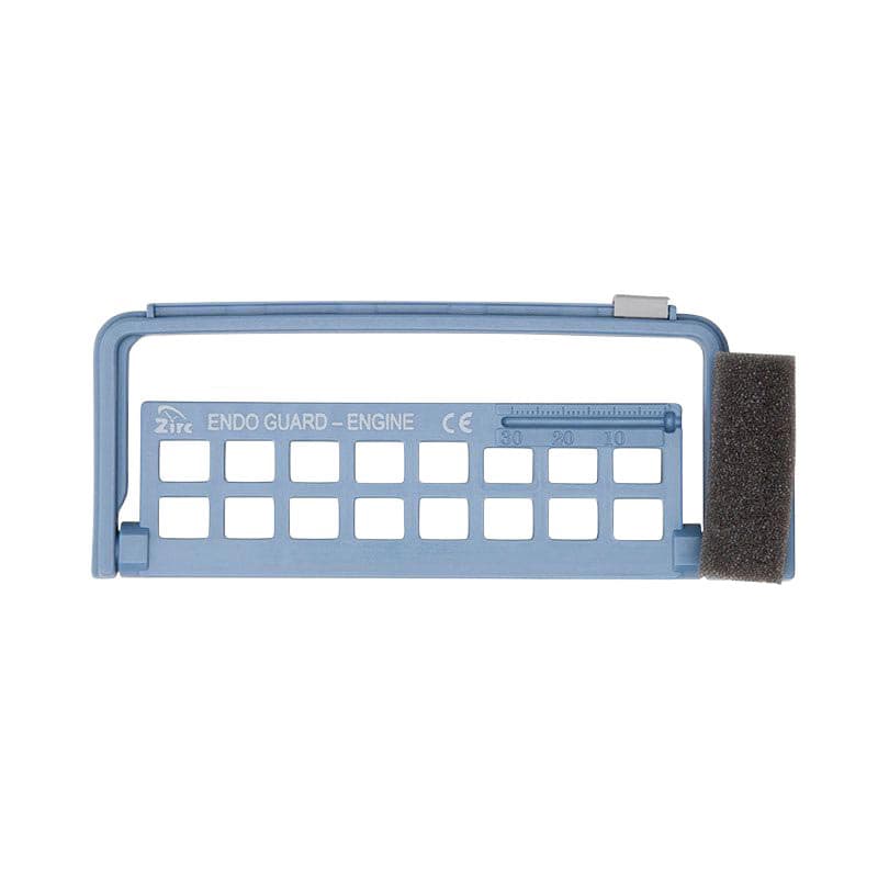 Steri-Endo Guard Engine Organizer, Blue, Holds 11 Engine & 5 Hand Files, 5-3/8" x 3/8" x 2-3/16", 50Z452B thumbnail 8
