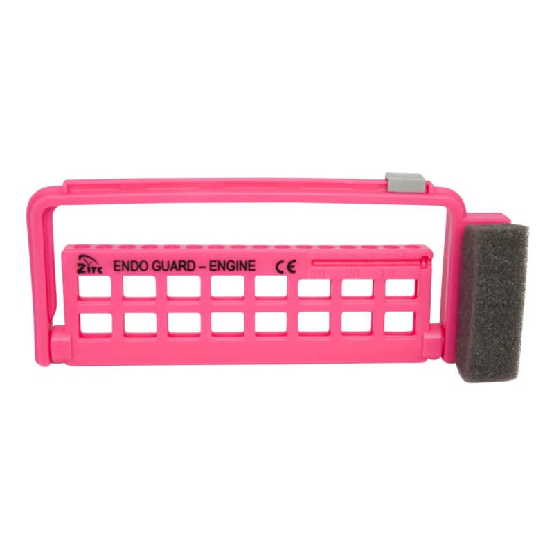 Zirc Steri-Endo Guard Engine Endodontic File Organizer, Neon Pink, Holds 11 Engine & 5 Hand Files, 50Z452-S thumbnail 2