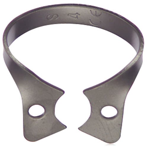 Hu-Friedy Satin Steel® Rubber Dam Clamp #33 Large, Wingless, Single thumbnail 3