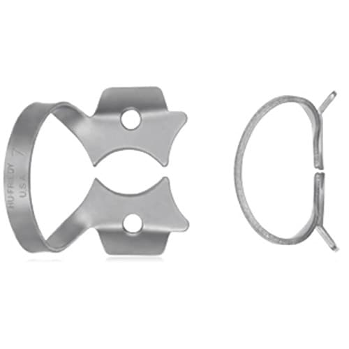Hu-Friedy Satin Steel Rubber Dam Clamp, #7, Winged, Lower Molars, 1/Pk, RDCM7 thumbnail 6