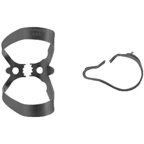 Hu-Friedy Satin Steel Rubber Dam Clamp #9S, Anterior, 1 Each, RDCM9S thumbnail 5